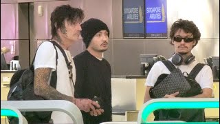 Tommy Lee Unites With His Two Sons For For A Guys Trip