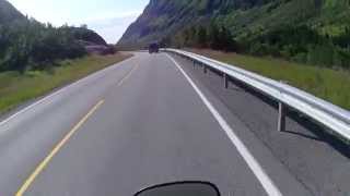 Motorcycle On Lofast - Axefjord To Ingelsfjord Tunnel