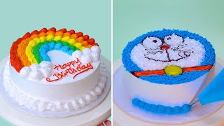 Best Colorful Cake Decorating Ideas | Yummy Buttercream Cake Decorating Tutorial | Extreme Cake