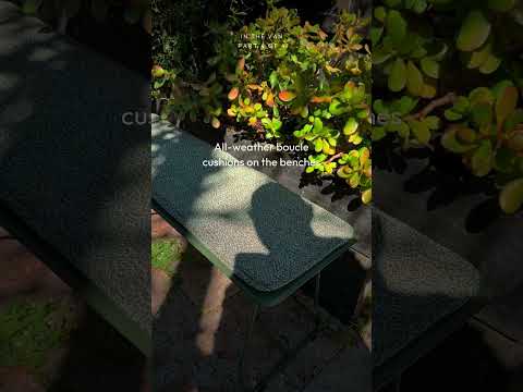Parco 180cm outdoor dining table, olive