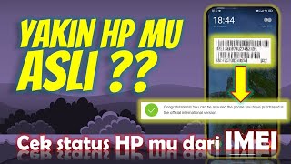 Yakin HP mu ASLI / LEGAL  || Cara cek imei Hp || Tutorial Hp