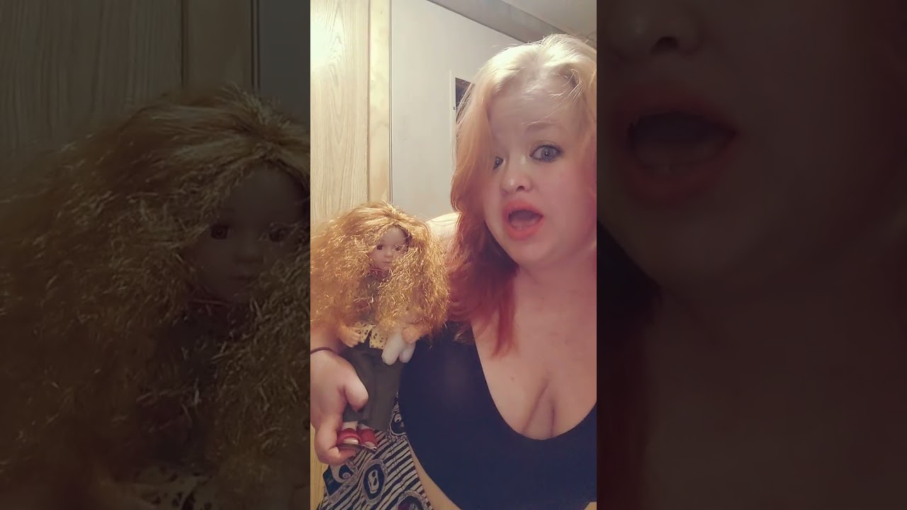 just me and my haunted doll 🫶 love my Abby 