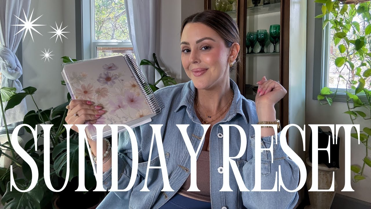 SUNDAY RESET | Routines To Avoid Overwhelm! - YouTube