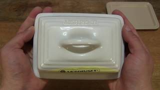 Le Creuset Stoneware Butter Dish Off White