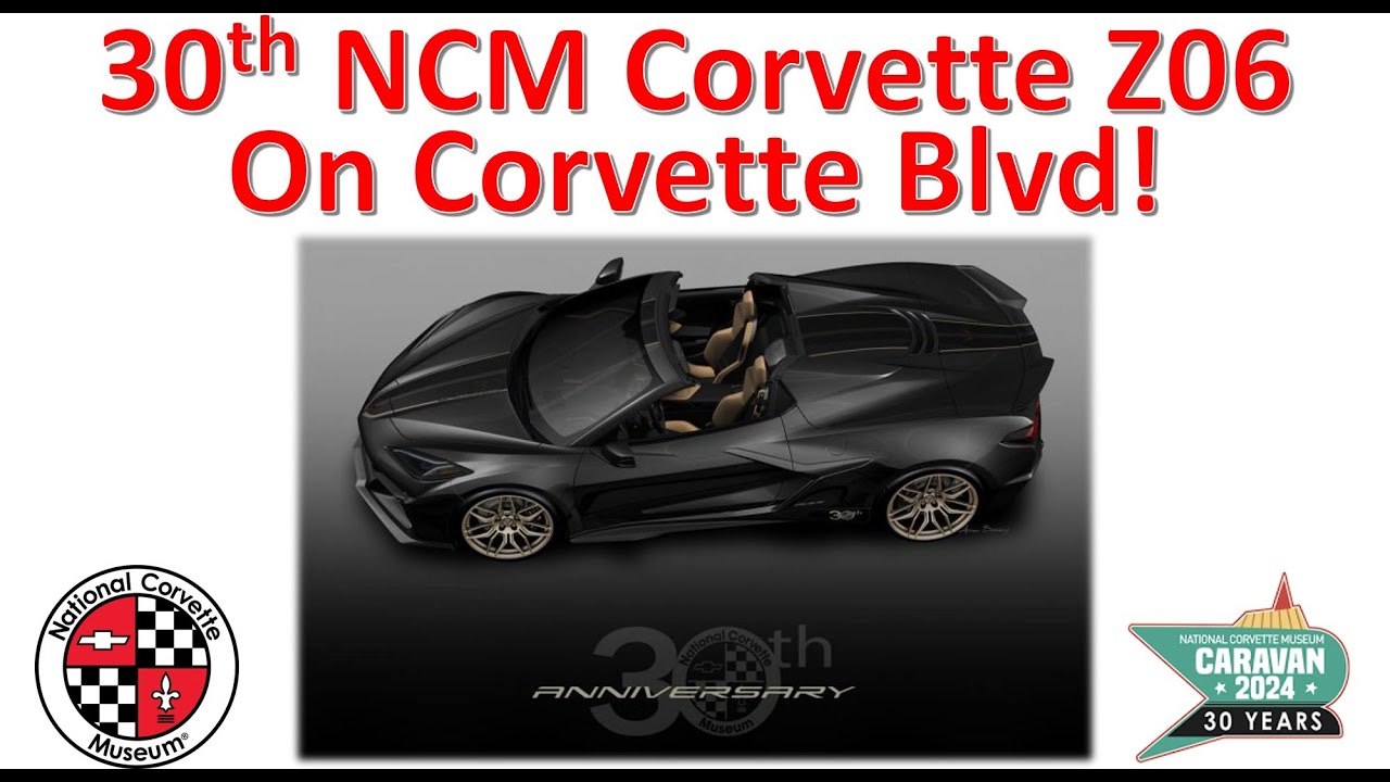 The special 1 of 1 NCM 30th Edition Corvette Z06 is ready for its winner on NCM’s Corvette Blvd.