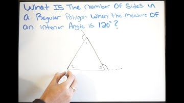 What is the Number of Sides of a Regular Polygon when the Interior Angle is Given