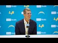 GM Joe Hortiz & HC Jim Harbaugh 2026 Draft Day 2 Recap Press Conference | LA Chargers