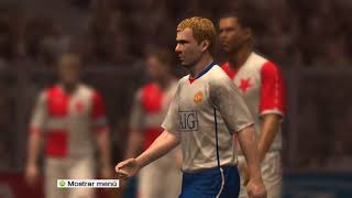 Pes 2009 Uefa Chdanions League Part 2 Manchester United Vs Sk Slavia Praha