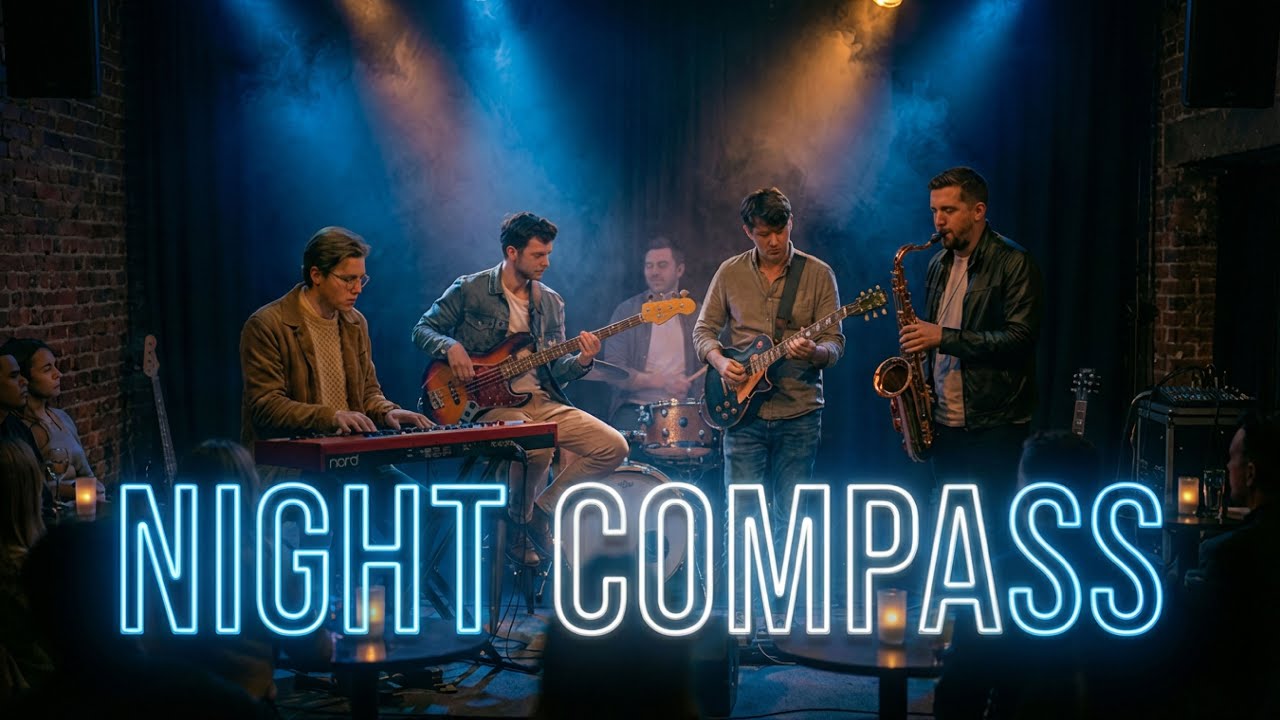 Blue Ember Band – “Night Compass” (Smooth Jazz / Jazz-Funk / Male Vocal)