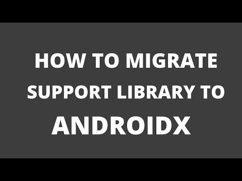 Android Tutorial - How to Migrate your existing project to Androidx using Android Studio 3.2+