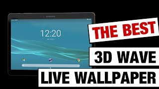 Wave 3D live wallpaper: Simple and elegant. Android TV Support. screenshot 4