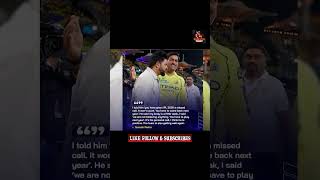 Suresh Raina just gave the biggest Dhoni update 🔥 #ipl#sports #shorts #cricketlover #msdhoni #raina