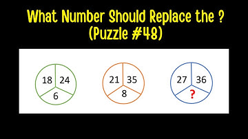 What Number Should Replace the ? (Puzzle #48)