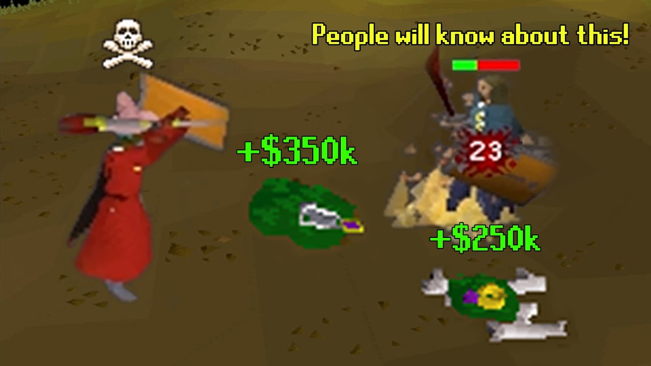 Pking in 2004 has been profitable at Green Dragons (2004Scape)