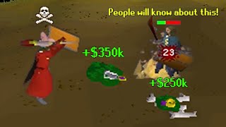 Pking in 2004 has been profitable at Green Dragons (2004Scape)