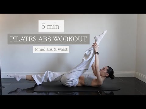 31-DAY PILATES CHALLENGE | day 1 | 5 MIN pilates abs workout 