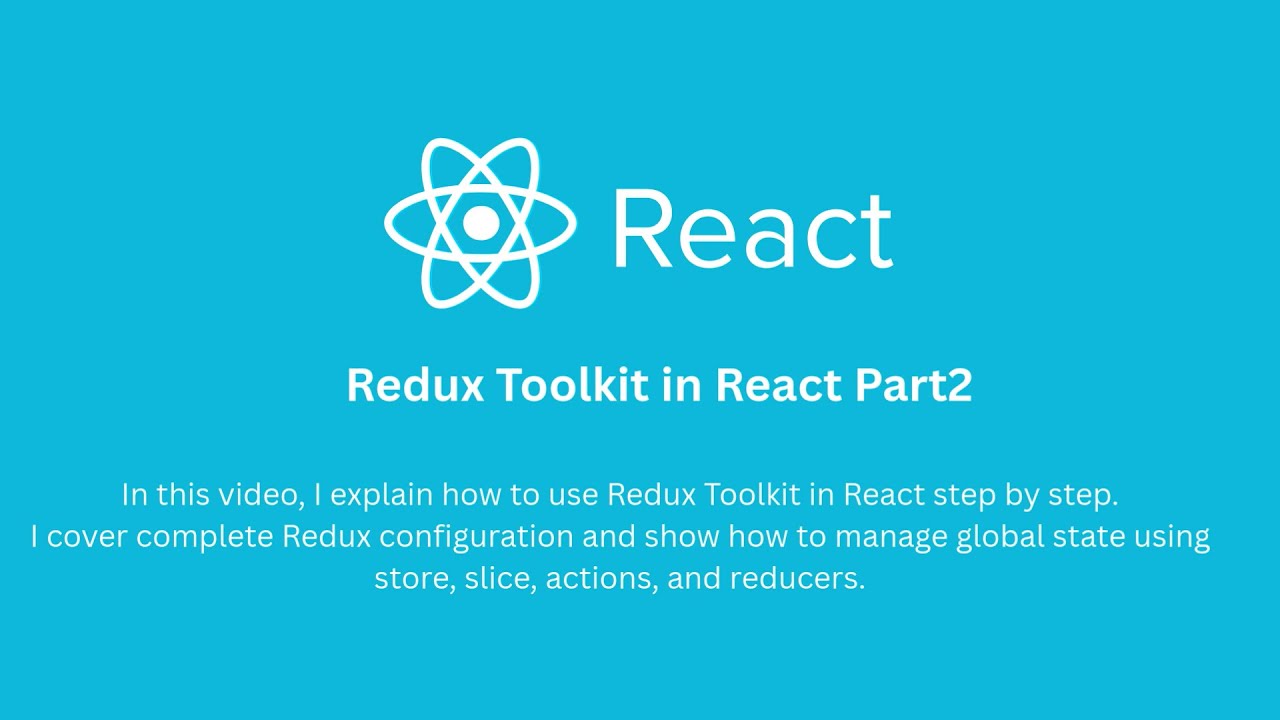 Redux Toolkit in React part2 | Complete Setup & Add to Cart Example ...