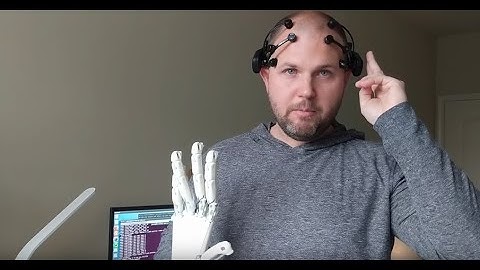 Brain controlled robot hand