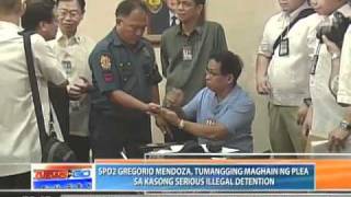 News to Go - SPO2 Gregorio Mendoza, tumangging maghain ng plea sa kasong illegal detention 5/11/11