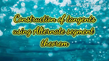 TN 10th maths /construction of tangents/exercise 4.4/12th sum