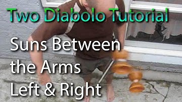 Diabolo Tutorial - Two Diabolo Suns Between the Arms Left & Right