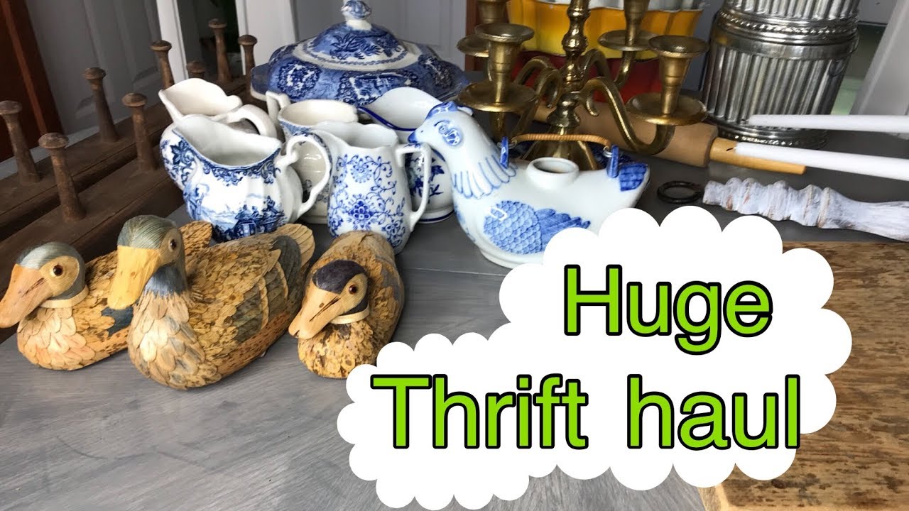 THRIFT STORE HAUL | home decor - YouTube