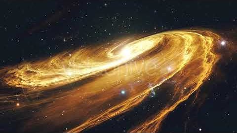 Rotating Spiral Galaxy with Stars in Outer Space | Motion Graphics - Envato elements