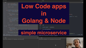 Low Code microservice in Golang & Node.js + JsonSchema