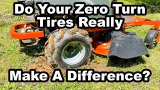 Zero Turn Tires. Do They Make Much Difference? It Might Surprise You!