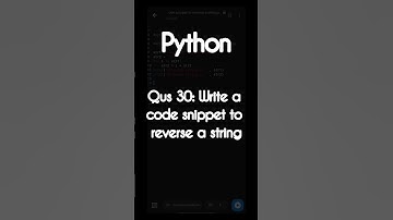 #30 Write a code snippet to reverse a string #viralvideo #trending #reels #shorts