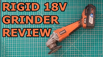 Rigid 18V brushless grinder long term review.