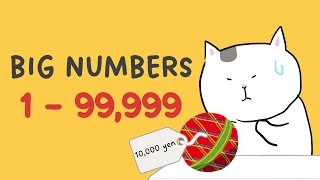 Japanese [#2-3] [GENKI L2] - Big Numbers 1 - 99,999