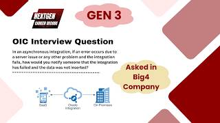 OIC Interview Question (Big4 MNC) | How to Handle Errors & Send Notifications in Async Integration?