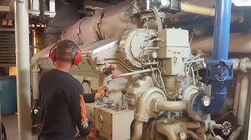 Marine EMD 645 cold start