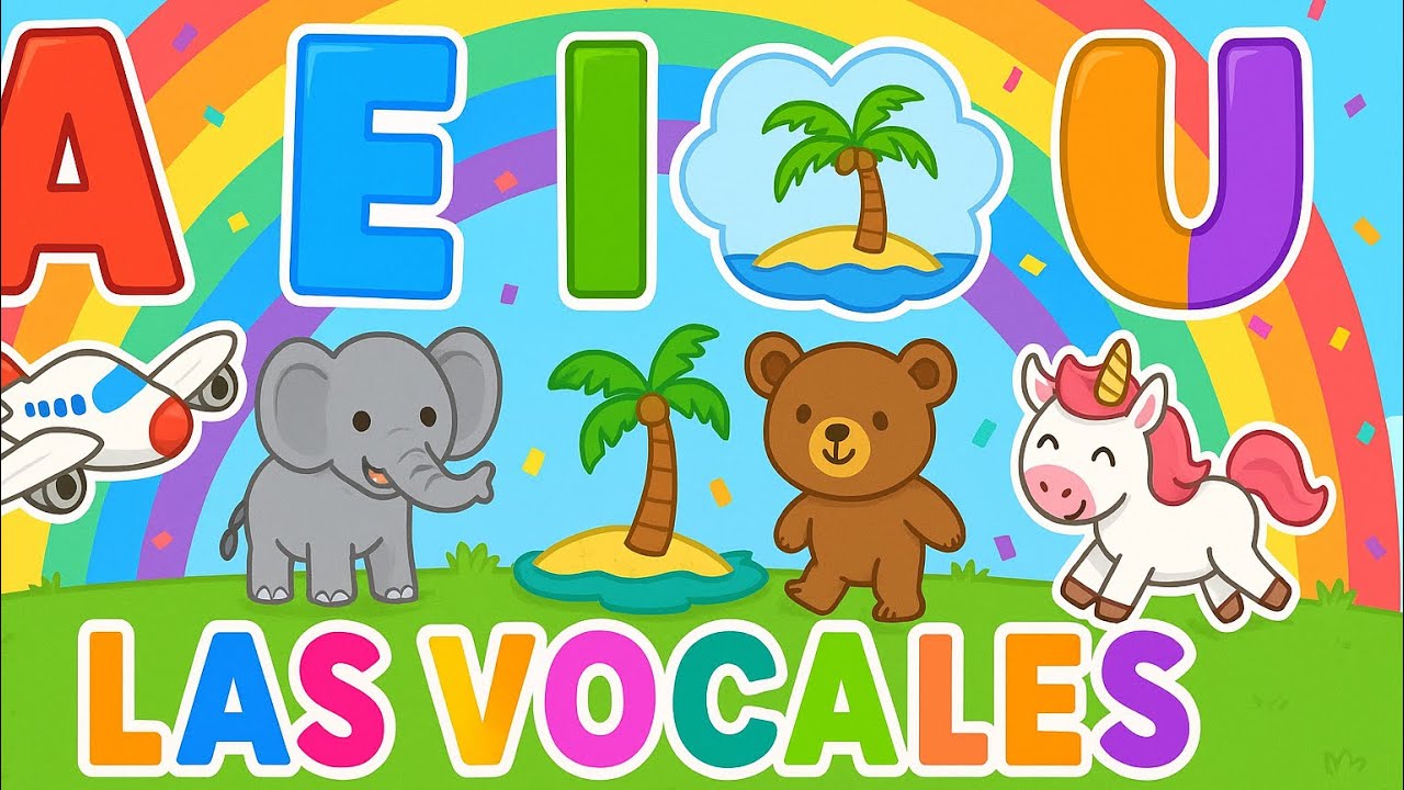 🅰️🅴🅸🅾️🆄 “La Canción de las Vocales | Canción Infantil para Aprender ...
