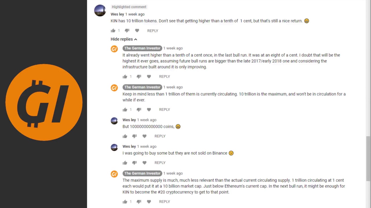 Responding To Your Comments & Questions. XRP, OTC transactions, KIN etc...