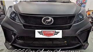 New Myvi Full Wrap Satin Black Interior Wrap Chameleon Purple Blue Premium Brand Car Wrapping Resimi