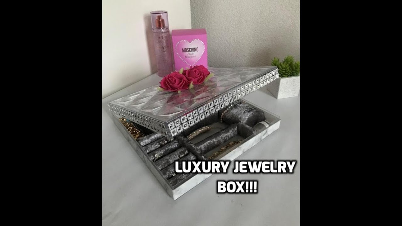 💍 DIY LUXURY jewelry box 💎 YouTube