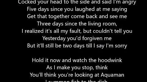 One Week - Barenaked Ladies  Lyrics Scrolling