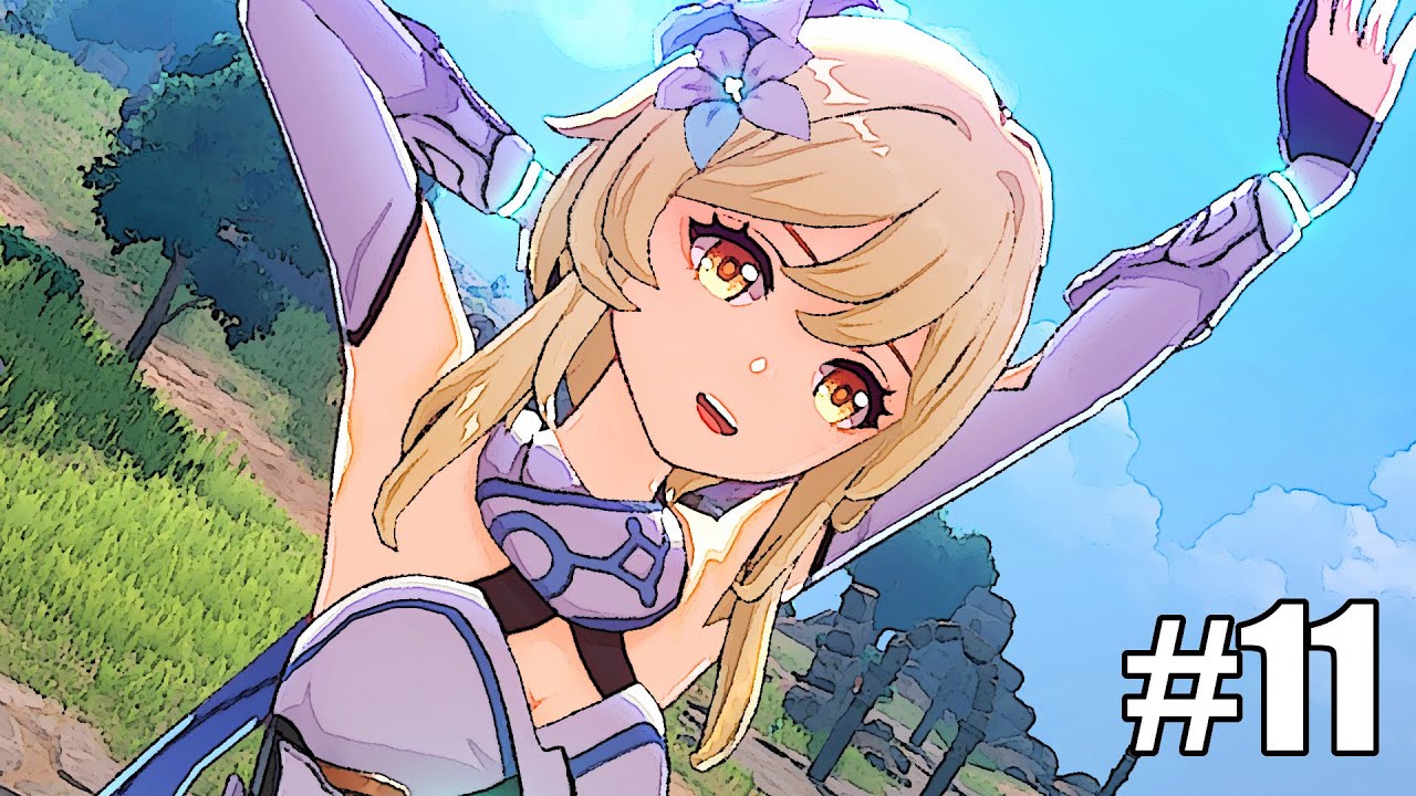 Картинки эмбер из геншина