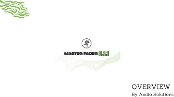 Master Fader 5 (Dynamic processing, Aux Groups and Pre/Post Fader settings) Part 3