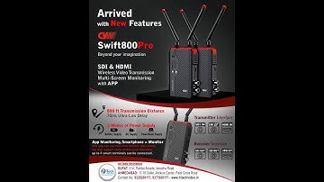 The Best Video Wireless  Product Ever. We Present Swift 800 Pro.