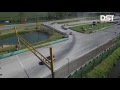 Vidéo d’une course automobile en vue aérienne