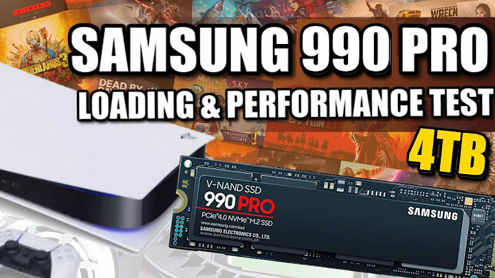 Samsung 990 Pro 4TB SSD PS5 Test - Any Good?