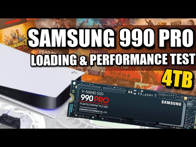 Samsung 990 Pro 4TB SSD PS5 Test - Any Good?