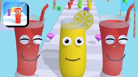 Juice Run All Levels Walkthrough Gameplay iOS,Android Relaxing Video Update Level #shorts