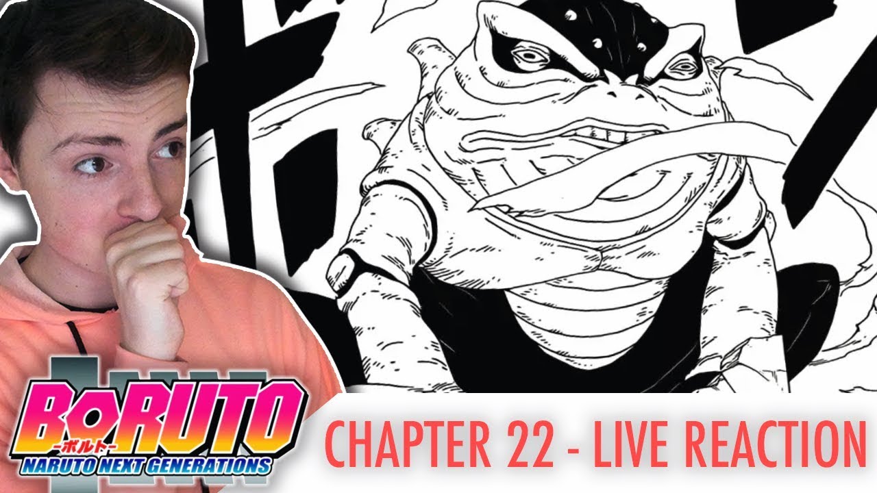 New Toad Summoning Boruto Chapter 22 Live Reaction Youtube