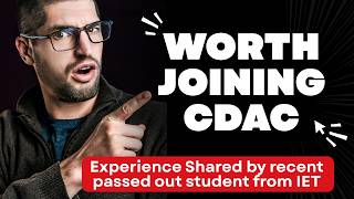 Worth doing CDAC in 2026 ? | CDAC Experience shared by IET Student | Pacements | FT.Devansh