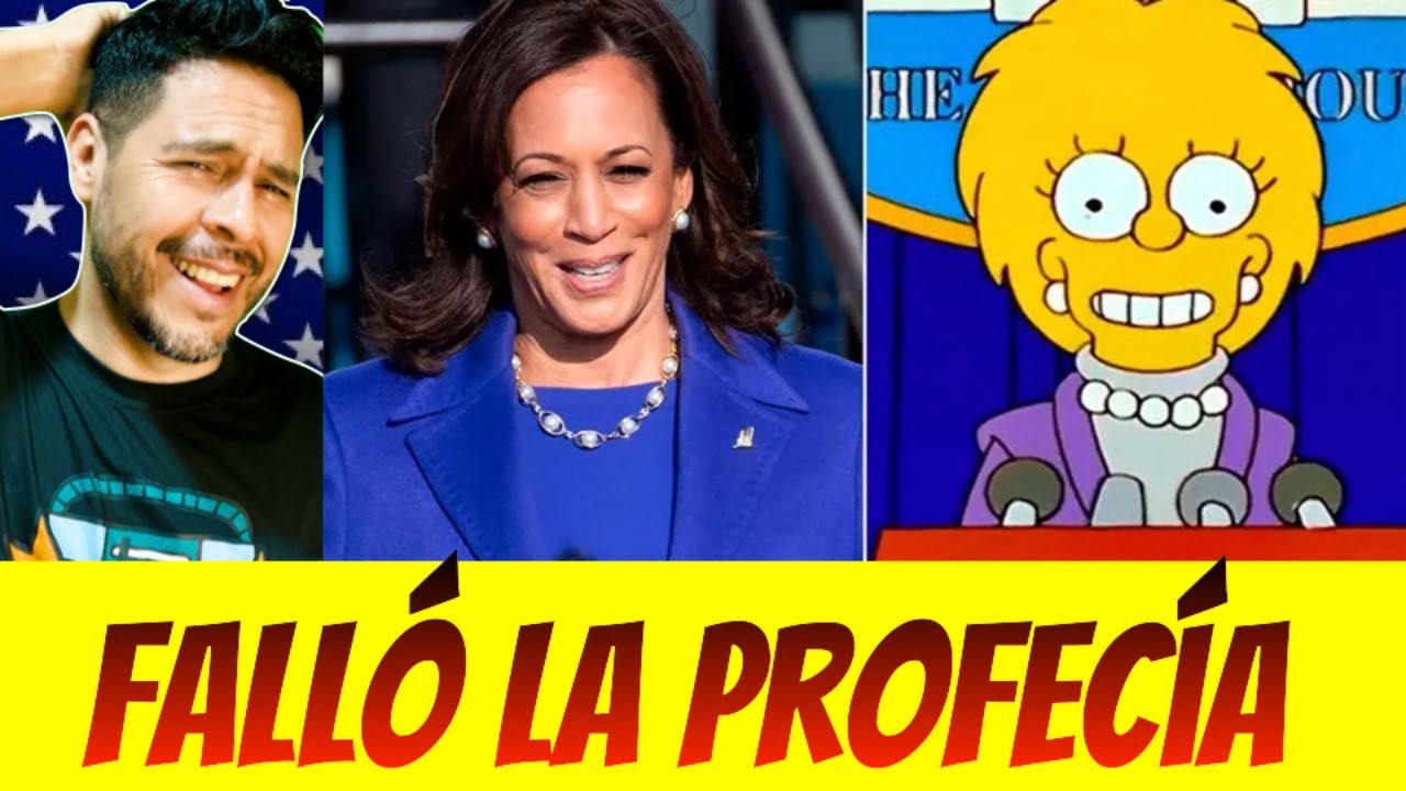 PROFECÍA de LOS SIMPSON no se cumplió, Kamala no fué presidenta de Los Estados Unidos