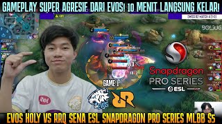 GINI AKIBATNYA KALO ANAVEL DIKASIH ALPHA! EVOS HOLY VS RRQ SENA GAME 1 | ESL SNAPDRAGON S5